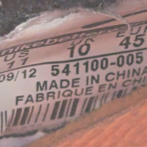 Authentic Lebron X size 11 -stock 541100005 - Picture 10 of 10